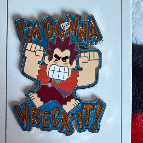 Disney Parks Collection Wreck-It Ralph Pin - Blue and Red - Picture 3 of 3